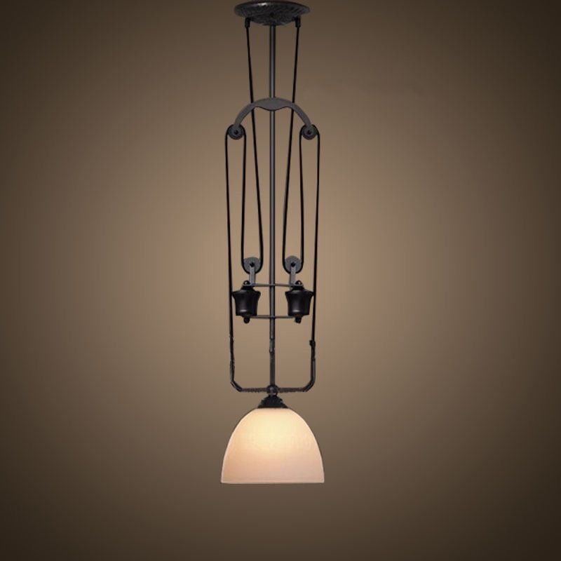 Светильник подвесной Loft Industrial Pendant Glass RH21757