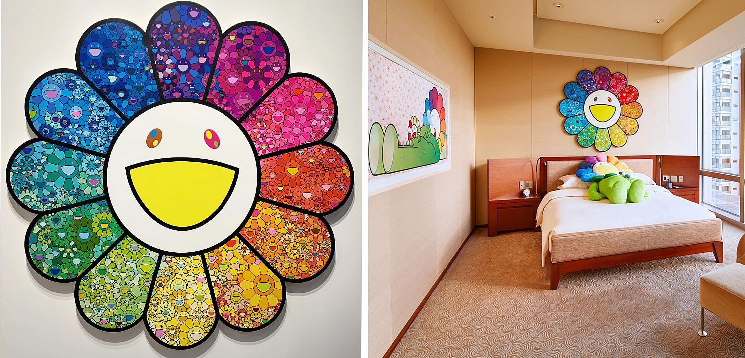 Арт-объект на стену Takashi Murakami Смеющийся Цветок большой Loft Concept 83.368-0