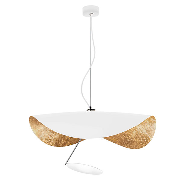 Подвесной светильник Catellani & Smith Lederam Manta S1 white-gold L LM61177