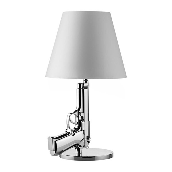 Настольная лампа Flos Guns Bedside Chrome by Philippe Starck