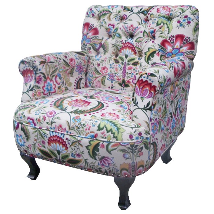 Кресло GIOVANNA Chair flower ornament 01.164