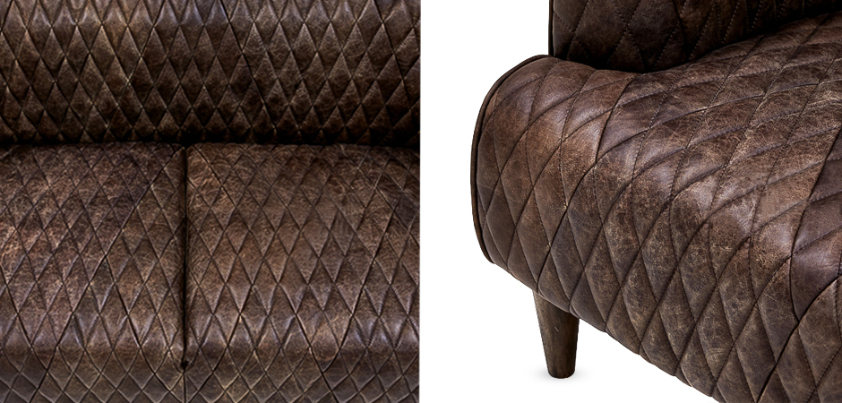 Диван Rhombuses Upholstery Triple Sofa 05.200-2