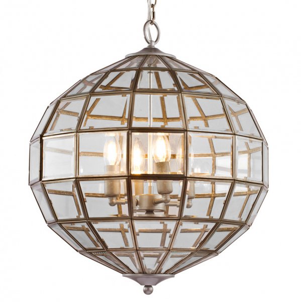 Люстра Lantern Luna brass L