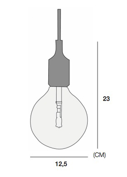 Светильник подвесной Muuto E27 Violet 186767-22 40.036