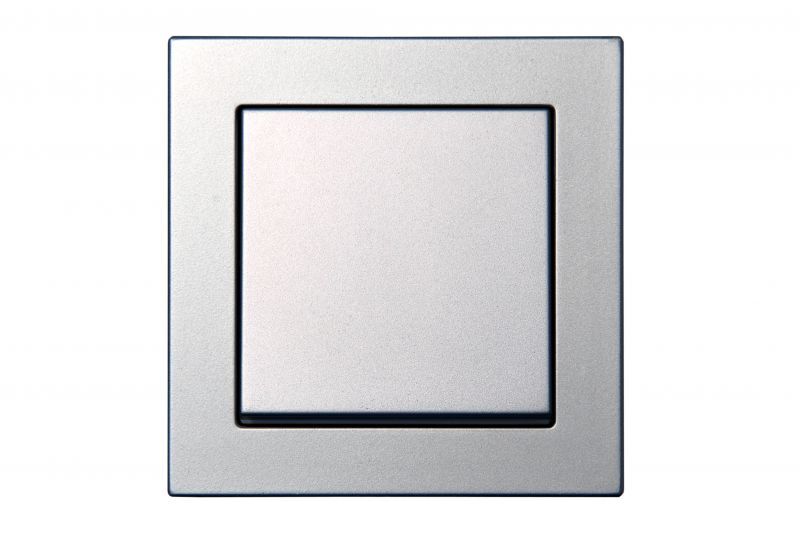 Выключатель Одноклавишный IP44 Серебро LIREGUS EPSILON 28-1721