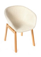 Кресло Bradex Home Hee Welling textile белое FR 0081