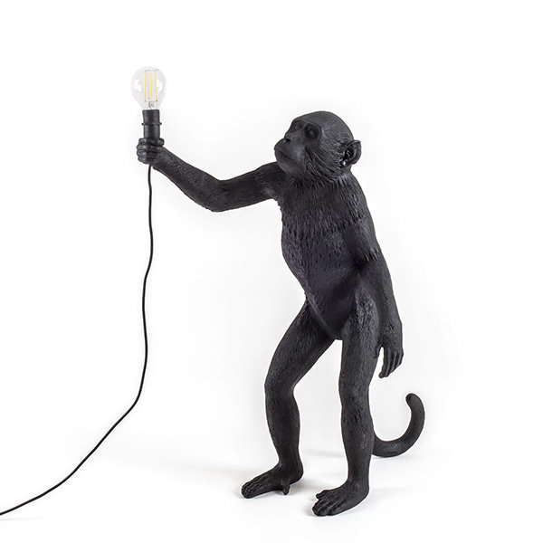 SLT Monkey Black Floor Lamp Торшер Обезьяна с Лампой MS40003