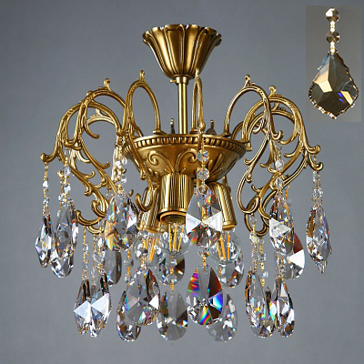 Потолочный светильник Ambiente 8888/3 PL AB Honey Leaf