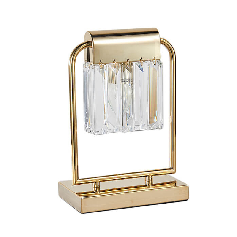 Настольная лампа Crystal Pendants gold
