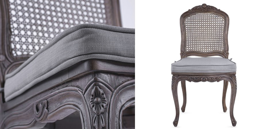 Стул Vintage French Dining Chair Gray 03.190