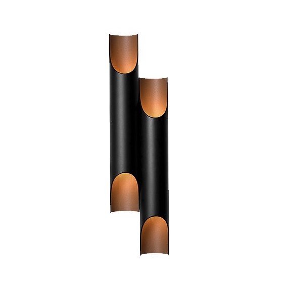Бра Galliano Double by DELIGHTFULL Black 44.620 Loft-Concept