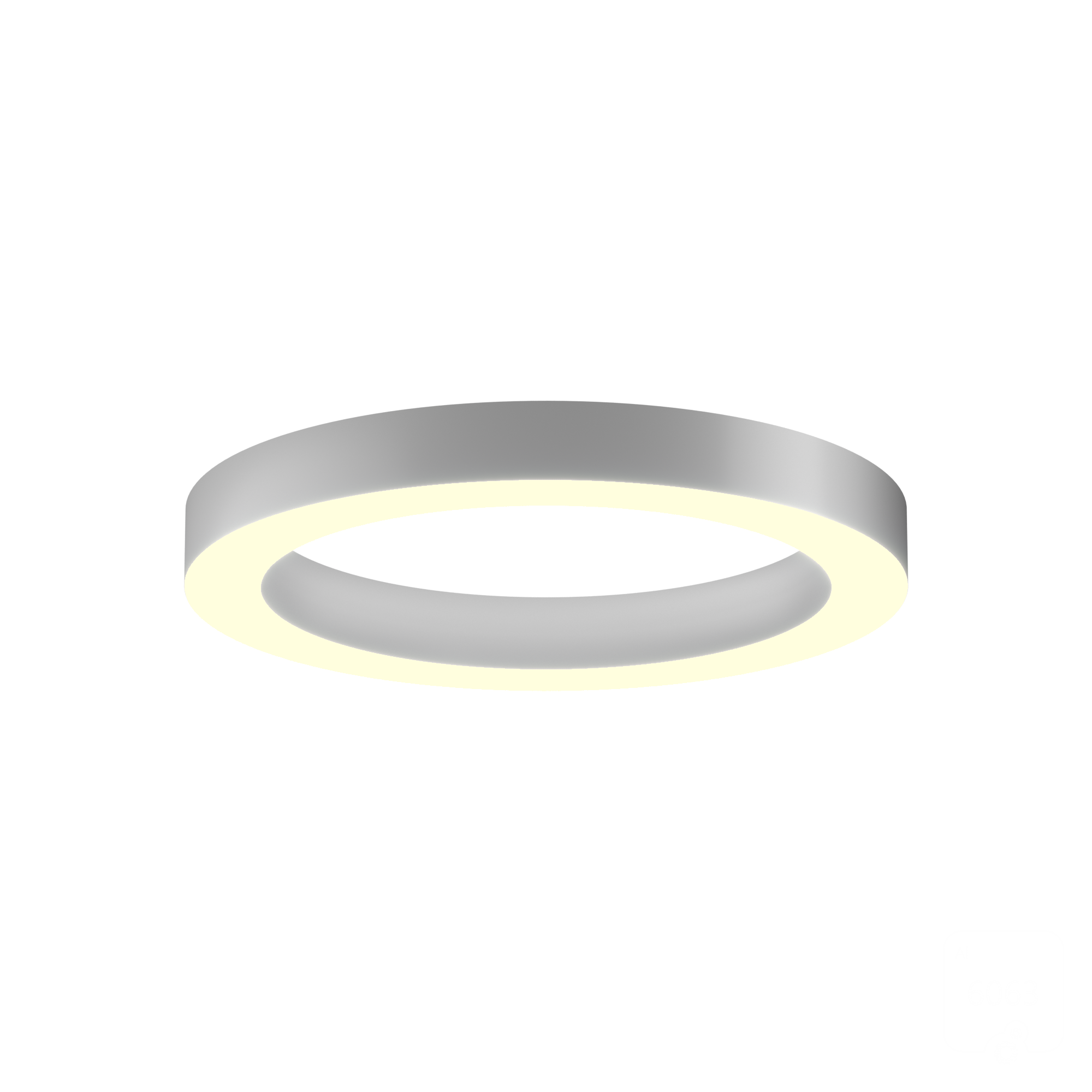 Светильник 6063 кольцо (RAL9003/625mm/LT70 — 3K/51W)