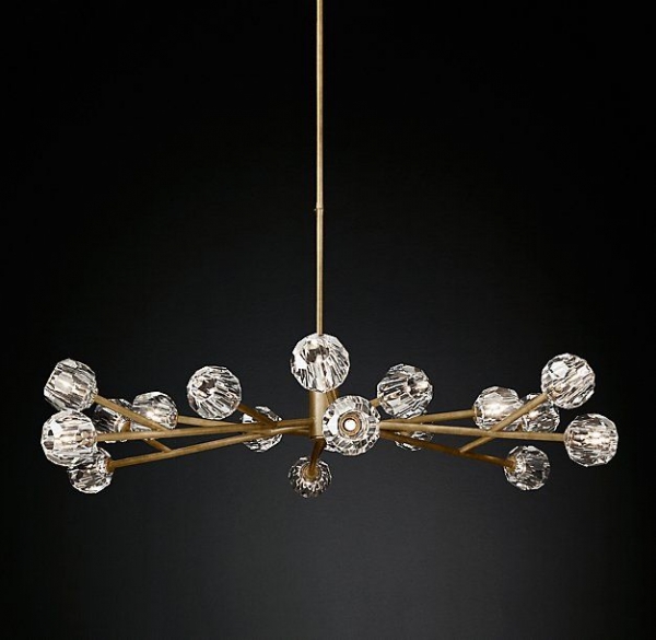 Люстра Rh Boule De Cristal Round Chandelier 18 ImperiumLoft 84757-22