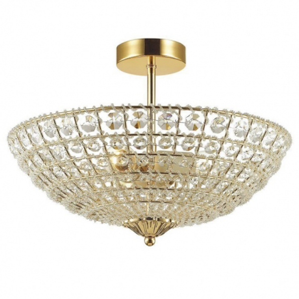 Потолочный светильник Casbah Crystal Top Lamp 3 Gold Loft Concept 40.1676