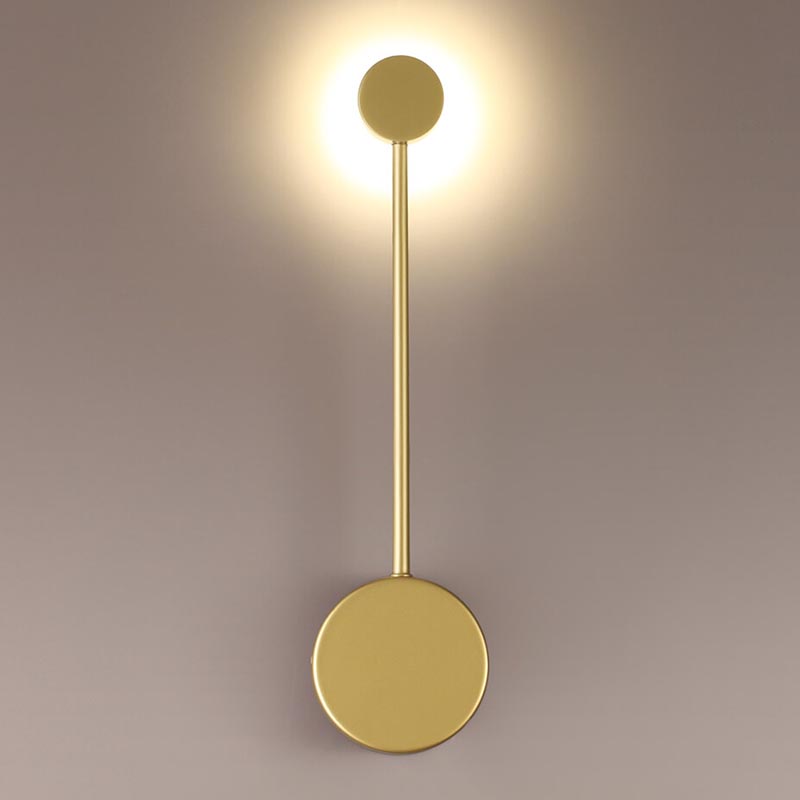 Бра Vibia Pin Wall Light Gold 40 44.1456-1