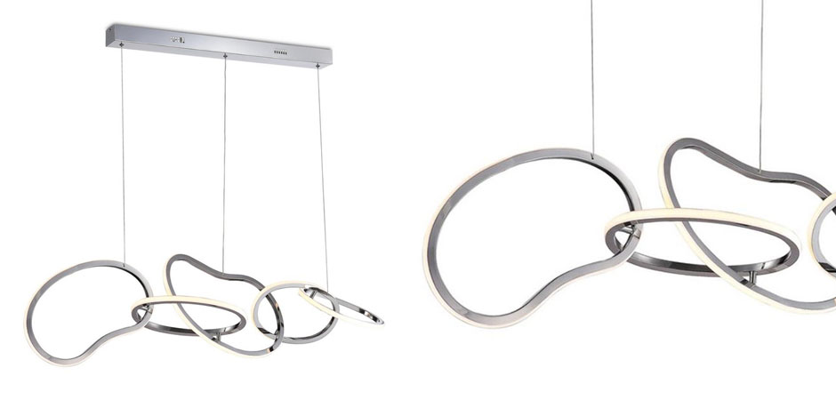 Светильник подвесной Unfolded Hanging RING Silver Loft-Concept 40.5414