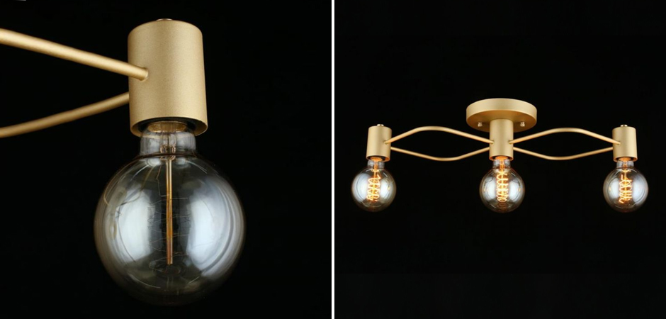 Потолочный светильник Galvanize На 3 лампы Loft-Concept 48.433