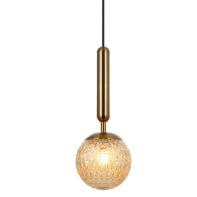Подвесной светильник Perforated Glass Bubbles brown 40.3357-1 Loft-Concept