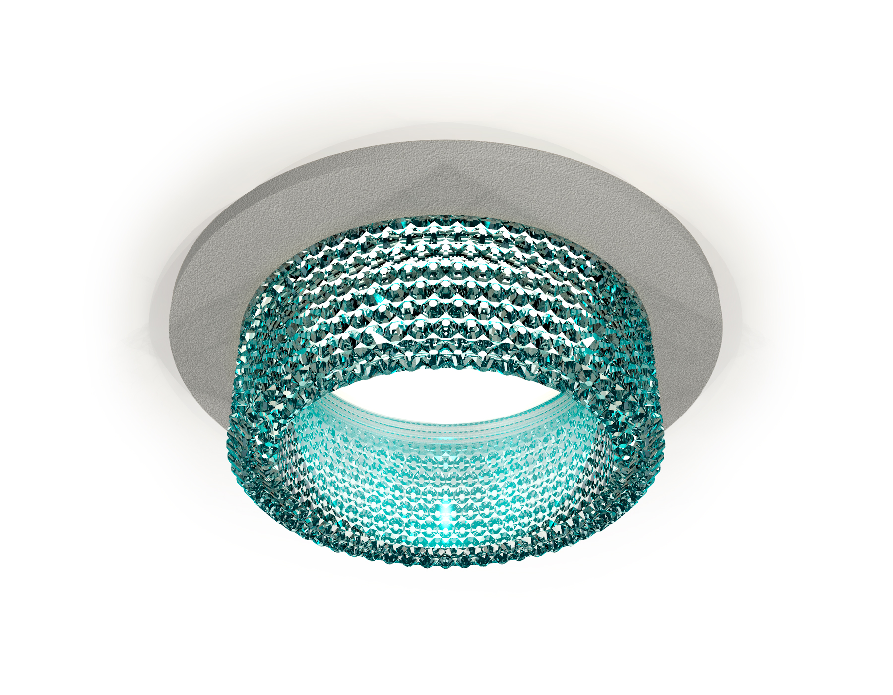 Комплект встраиваемого светильника с композитным хрусталем Ambrella Light XC6514043