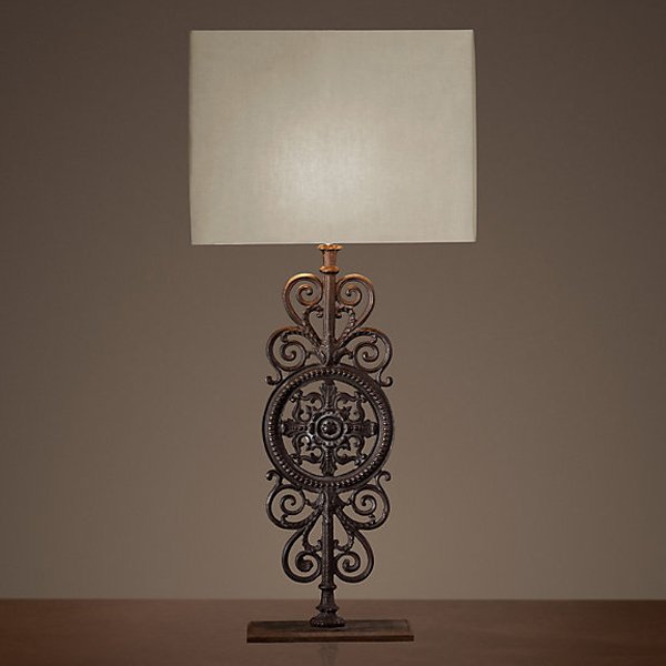 Настольная лампа RH Parisian Iron Gate Table Lamp 43.108