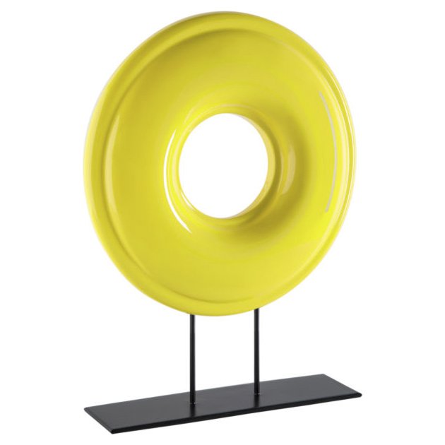 Аксессуар желтый диск на подставке L Loft Concept 60.284