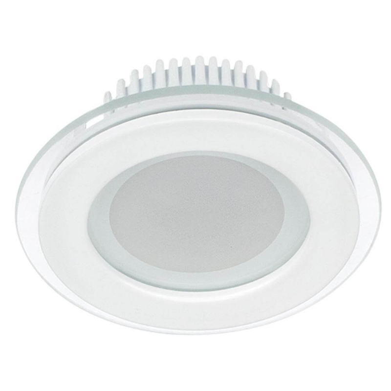 Встраиваемый светодиодный светильник Arlight LT-R96WH 6W Warm White 015575
