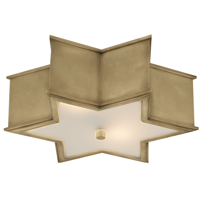 Потолочный светильник Звезда Sophia Flush Mount Brass
  designed by ALEXA HAMPTON 48.064 Loft-Concept