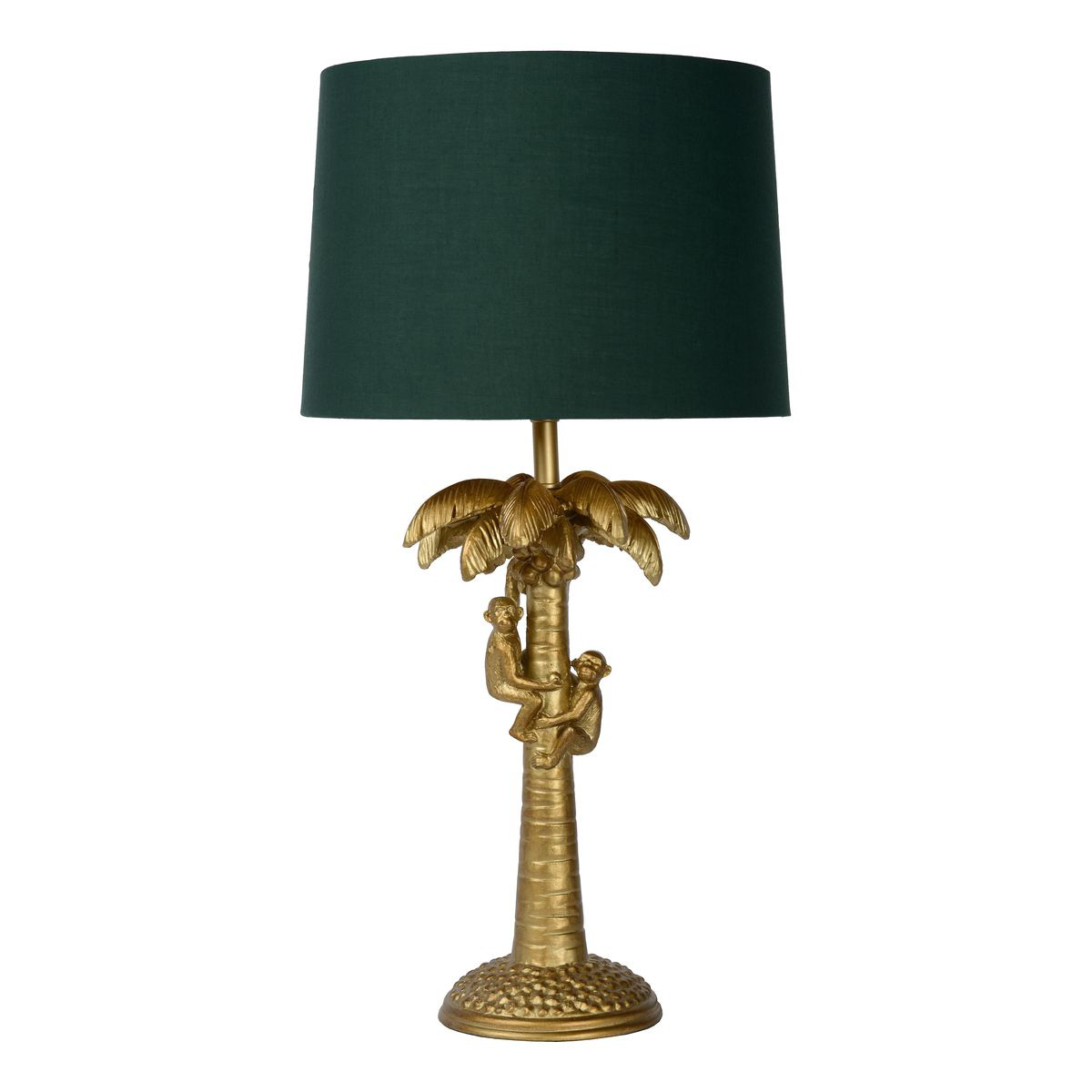 Настольная лампа Monkeys on a palm table lamp green