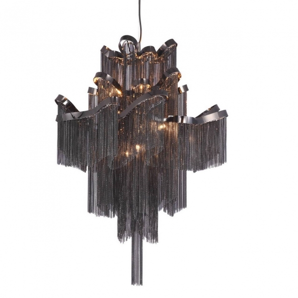 Люстра Ava Chain Atlantis Chandelier Black Loft Concept 40.1495