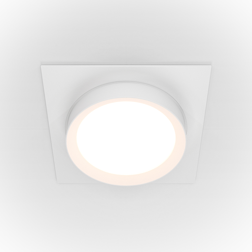 Встраиваемый светильник Maytoni Technical Hoop DL086-GX53-SQ-W