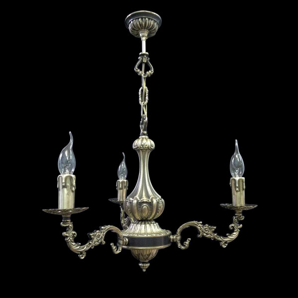 Люстра из бронзы НК-О-3 ЛАВ