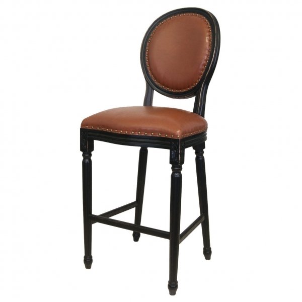 Стул French chairs Provence Bar Black Chair 03.090