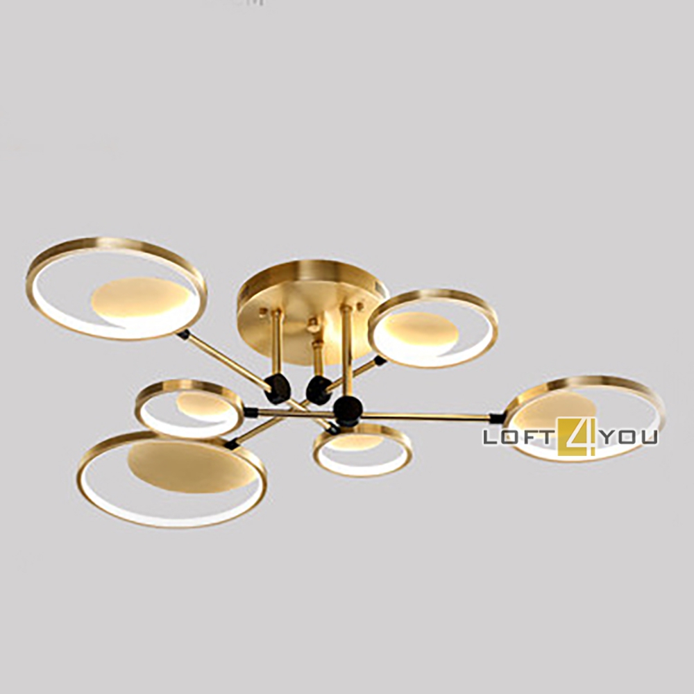 Светильник потолочный Cosmo Nap Brass Spider Loft4You L03858