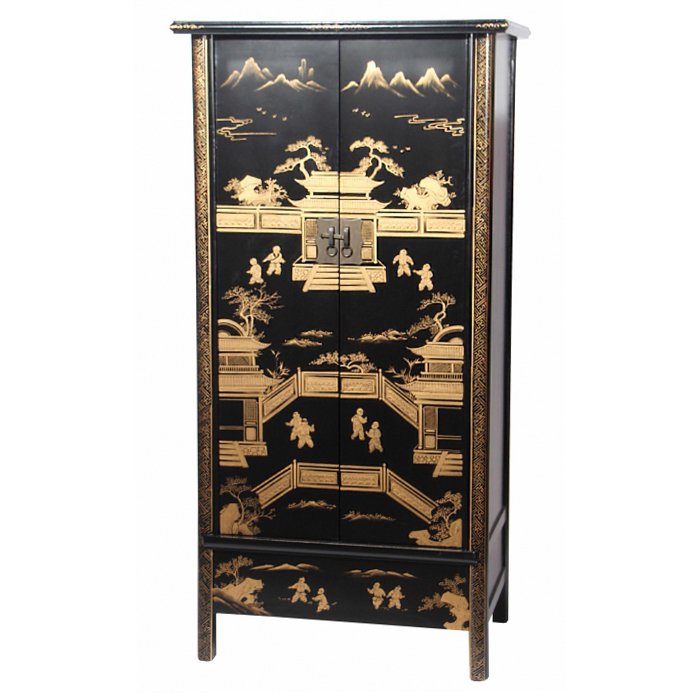 Китайский шкаф Black Gold Cabinet 14.015