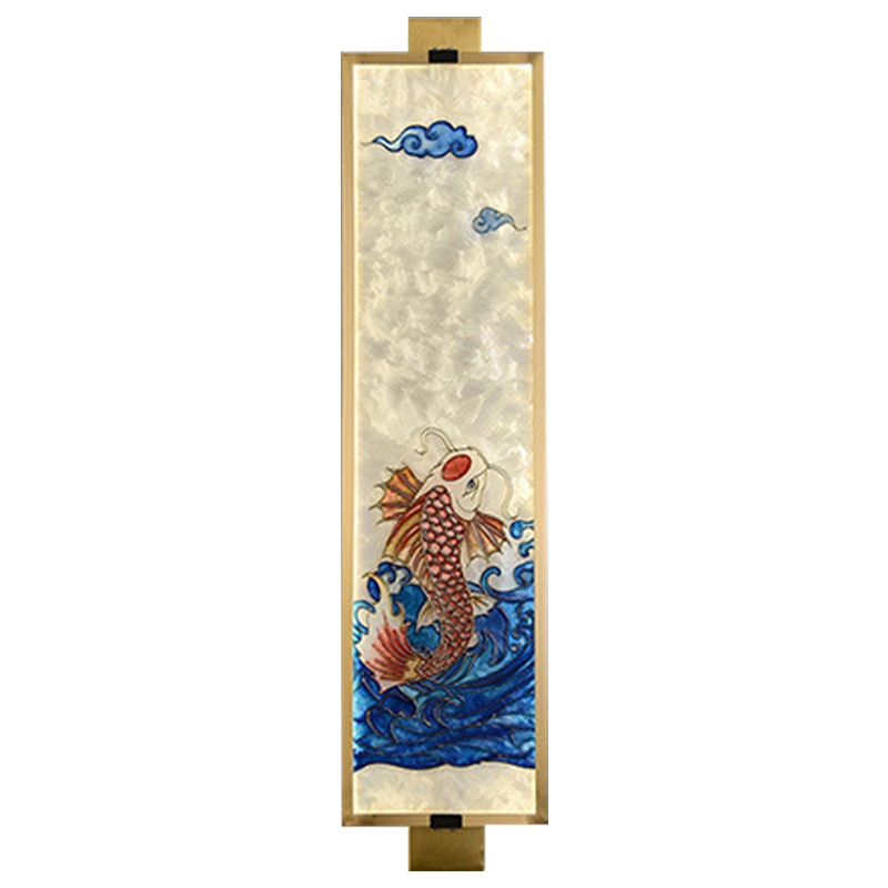 Настенный светильник Red Fish Oriental Scenes Wall Lamp Loft-Concept 44.2367-0