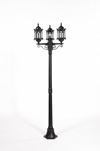 Столб 3 фонаря Oasis Light 89908S B Bl