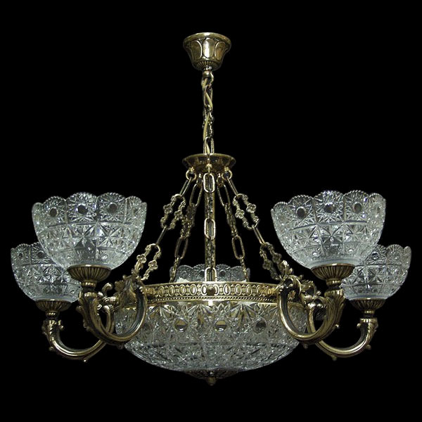 Люстра из хрусталя ХН-О-5+3 Медальон