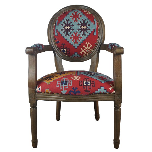 Кресло Gustavian Armchair Kelim Pattern 01.162