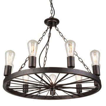 Подвесной светильник Loft Wheel Pendant 9