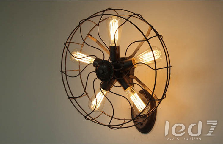 Светильник LED7 Future Lighting Loft Industry Fire Fan Wall
