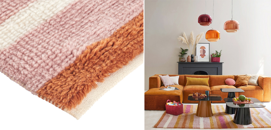 Ковер Multicolored Carpet 80% шерсть 20% хлопок Loft Concept 74.074