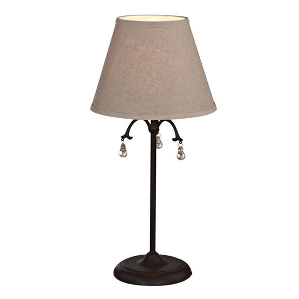 L17831.03 — Настольная лампа L'Arte Luce Chalet, 1 плафон, коричневый, бежевый