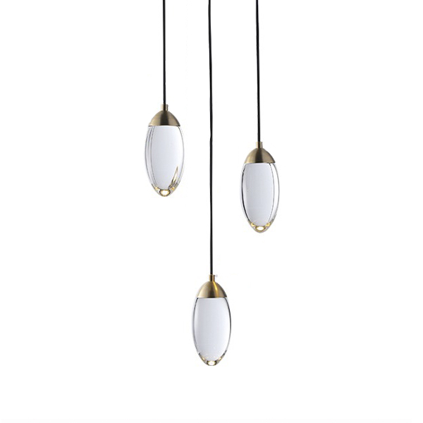 Подвесной светильник Delight Collection MT8848-3H brass
