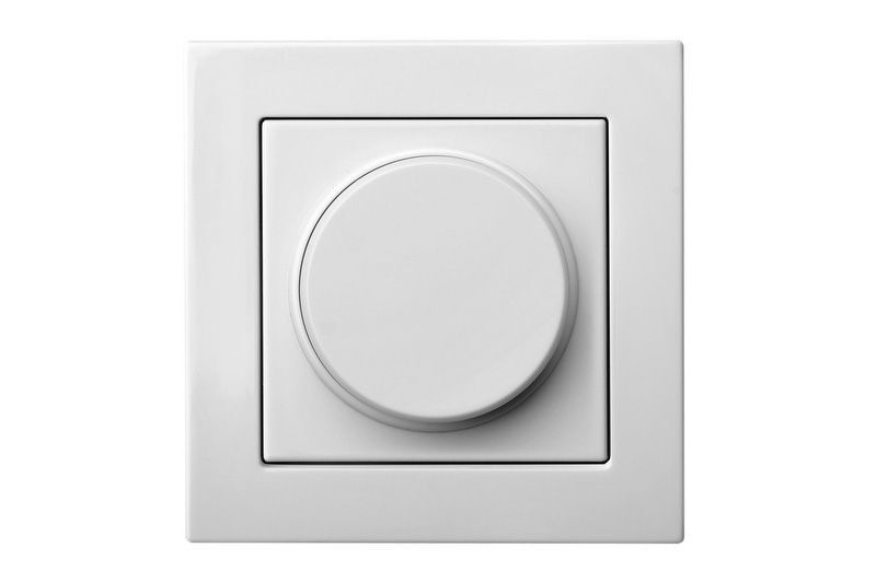 Светорегулятор Поворотный Нажимной (600 Вт) Белый LIREGUS EPSILON 28-014
