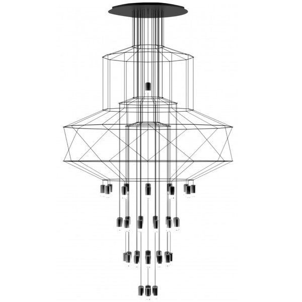 Люстра Wireflow Chandelier 0374 Suspension lamp
  designed by Jordi Vilardell 40.1637-0 Loft-Concept