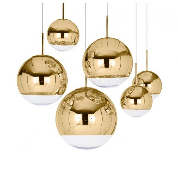 Подвесной светильник Mirror Ball Gold
  designed by Tom Dixon 
  in 2003 40.830 Loft-Concept