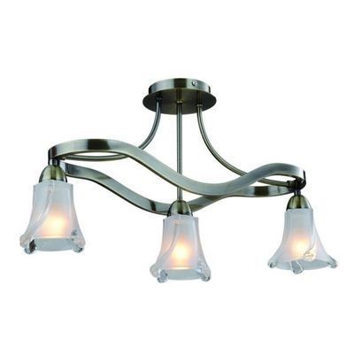 SL306.302.03 — Люстра потолочная ST Luce, 3 плафона, прозрачный, бронза