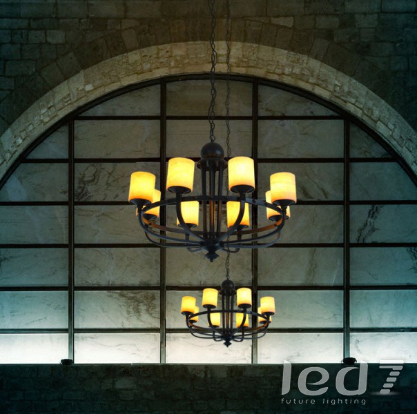 Светильник LED7 Future Lighting Loft Industry Old Candle Chandelier