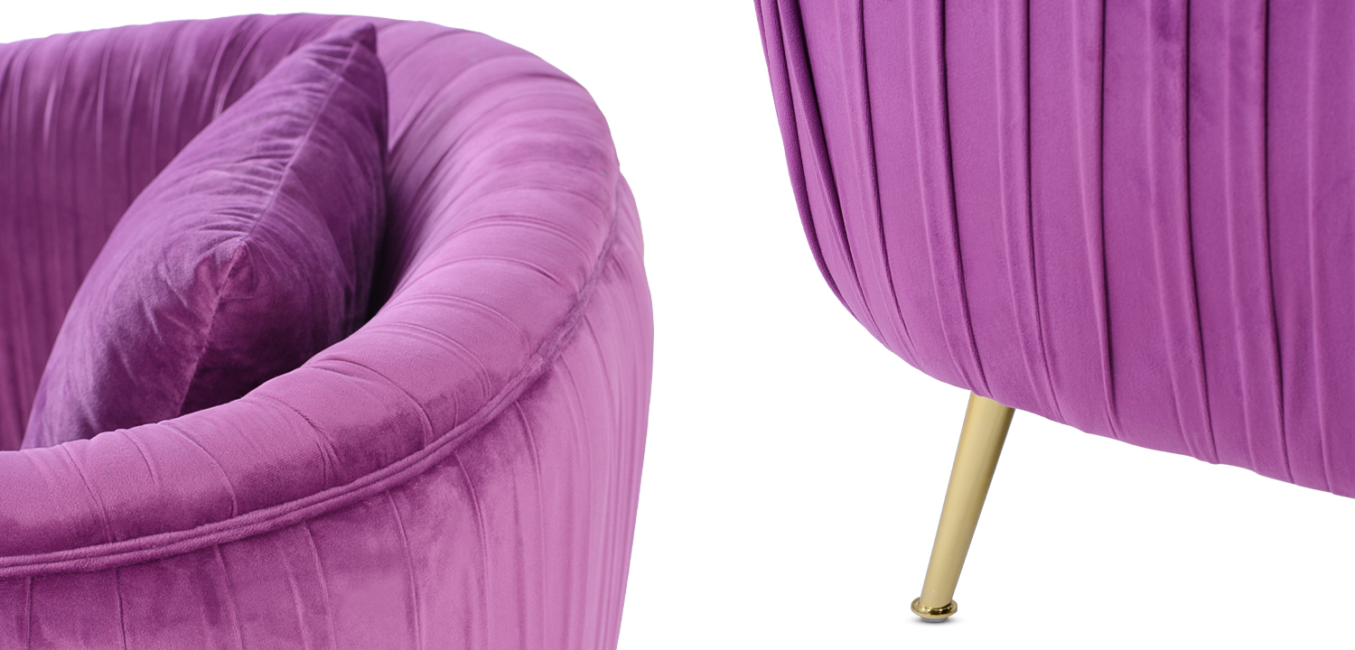 Кресло SOUFFLE CHAIR purple designed by Kelly Wearstler 01.520