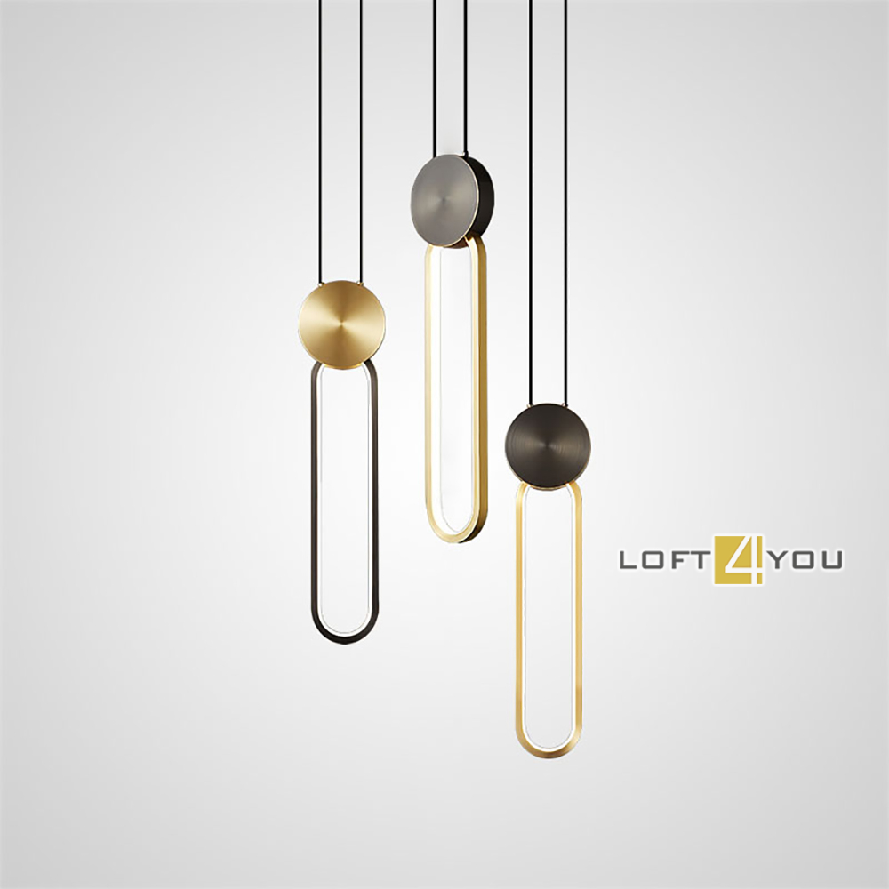 Светильник дизайнерский Loft4you Tell Brass Led L09367